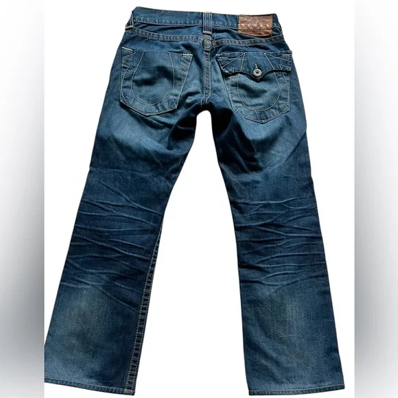 True Religion Big T Men’s Straight Jeans Size 31 - Picture 3 of 12